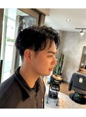 【長町メンズ】人気のツイストスパイラル×センターパート。