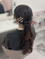ヘアセットサロン ミント(Hair set salon MINT)&nbsp;ローポニーテール☆