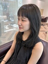 ファースト 東仙台店(first) オリーブグレージュ・オン眉・セミロング