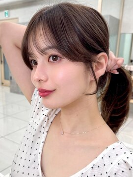 エジョン 三鷹店(Aejon) 三鷹レイヤーカット韓国ダブルカラー顔周り前髪カットボブ