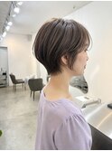 大人くびれショートヘアひし形ショート耳かけ30代40代50代60代