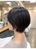 丸み×コンパクトショートボブ