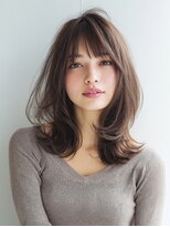 セレスト 心斎橋店(CELESTE)&nbsp;【心斎橋】顔周りレイヤー×シースルーバング×透明感グレージュ