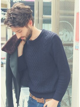 ジジバイワースホワイル(jiji by WORTH WHILE) メンズ　クセ毛も活かせる　外国人風パーマ