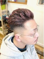 ヘアスタジオ ロメオ(hair studio Romeo) フルバックハイライトフェード