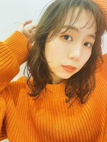 フラミューム たまプラーザ(flammeum)&nbsp;シースルバングウェーブミディ【たまプラーザ】