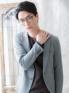 トニーアンドガイ メン 与野駅前店(TONI&GUY MEN) ビジネスでも◎涼しげヘア七三スリークショートa