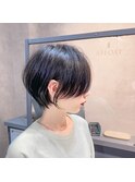 大人美人ショート【赤荻】