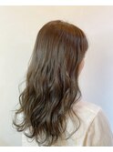 ★くすみベージュ★ロングスタイル