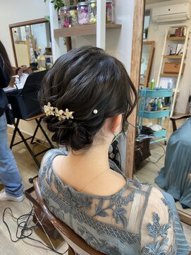 ロカット サロン(Roquat Salon) シニヨンアップアレンジ【ヘアセット/立川/立川南/八王子/国立】
