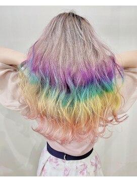 サニー 西中島店(sunny.) レインボーカラー/#ビタミンカラー/#ユニコーンカラー