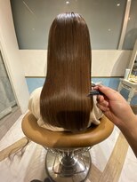 ロンド ストラーダ 心斎橋(Lond strada) シルキーベージュ×グレージュカラー【髪質改善/縮毛矯正】