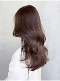 まろベージュロング_アースカラーくびれヘアツートン_ba376722