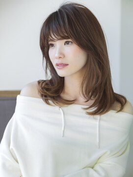 エミュ 表参道 青山(emu) 【emu井上信洋】大人かわいいふんわりワンカール丸みレイヤー