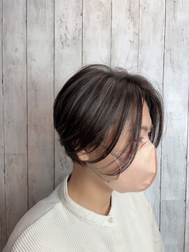 ビューティドレッセヤマノ 池袋パルコ(Beauty Dresse YAMANO) 【ショート】ハンサムショート×ハイライトカラー