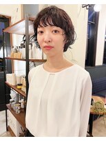 トオリト アダン(TOORITO ADAN) ショートボブパーマ