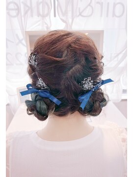 アマレット 東京駅八重洲店(amaretto) もこもこツインお団子スタイル