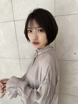 ロンド ストラーダ 心斎橋(Lond strada) マチルダボブ×インナーグレージュ【髪質改善/縮毛矯正】