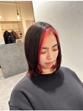 ノア(noah.) フェイスフレーミングとインナーカラー