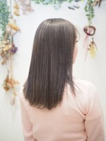倶楽部ヘアーズ 醍醐本店(HAIR'S)&nbsp;ブリーチありグレージュカラー小顔美人レイヤーカット20代30代