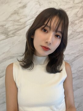 ロンド ルージュ 銀座店(Lond rouge) 簡単スタイリングヘアセンターパートゆるふわロングハイレイヤー