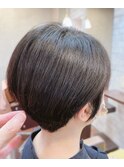 大人丸みショートボブ！