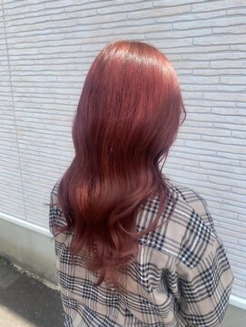 リム(Limb) 【艶髪】ピンクオレンジ 髪質改善トリートメント ロング