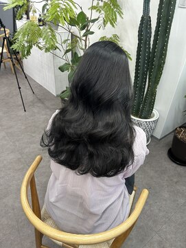 ノート(note) 透明感暗髪グレージュ