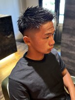 エクファフォーメン(EX-FA FOR MEN)&nbsp;カルマパーマ/ベリーショート/ダークアッシュ/ニュアンスパーマ