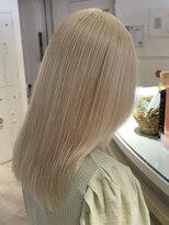 サロンドジョー(salon de joe) ケアブリーチダブルカラーインナーカラーハイトーン髪質改善