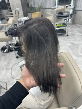 エヴァン(HEVIN) ☆6トーン☆ブリーチ無しカラーでグレージュブラウン