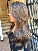 ヘアーサロン アモル(HAIR SALON Amor) ハイライトレイヤーカットダブルカラーイルミナカラー縮毛矯正