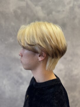 ザ ラブズ ラフズ ヘアー 本店(the loves laughs hair) ハイトーンデザイン/メンズカット/ダブルカラー