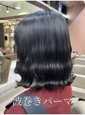 纐纈指名限定「波巻きパーマ」#コテ巻き風パーマ #パーマ