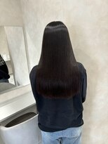 キング(K!ng) 縮毛矯正髪質改善ハイライトレイヤーカット枚方美容室エクステ