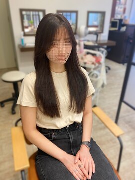 マーリャヘアー(mallia hair) 透け感×ツヤ感カラー