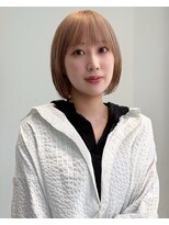 ビューシンサイバシ(VIEW SHINSAIBASHI) カット×カラーで作る透明感ボブ10代20代30代