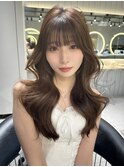 トレンド感抜群！！！ふんわりレイヤーカット×艶髪透明感カラー