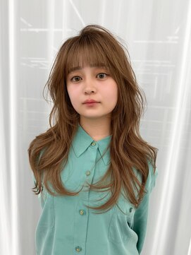 アマトウキョウスマートサロン(AMA TOKYO×Smart Salon) 韓国ヘア　2wayバング  レイヤーカット くびれヘア  顔周り