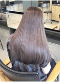 ブリーチやめたい/暗めカラー/アッシュブラウンベージュ