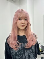 エゴ 池袋(EGO) ホワイトピンク/ワンカールで可愛いレイヤーカット