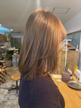 ハンドユー(HAND.U) 柔らか質感の透明感ボブ