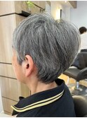 富士見ヶ丘ショートくびれショートイルミナカラー顔周りレイヤー