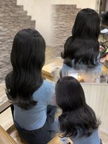 ヘア カンパニー トワ 千葉店(TOWA)&nbsp;千葉/千葉駅/ダブルカラー/ダークアッシュ/黒髪/ヘッドスパ