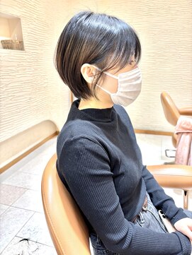 モリオ フロム ロンドン サッポロファクトリー店(morio FROM LONDON) morio/ショートヘア/大人ショート/くびれショート/ショートボブ
