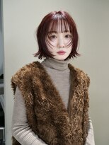 シアター(CIARTOR)&nbsp;レイヤーボブ / くすみピンク