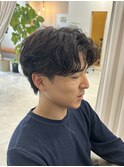 MEN’S HAIR/サーフカール/刈り上げセンターパート/伊勢崎