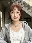◎切りっぱなしボブタッセルボブ顔まわりレイヤーボブミニボブ