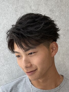 ビカムメンズヘアー 栄店(become men's hair) 曲がる縮毛矯正ニュアンスパーマフェザーパーマ