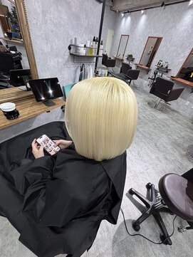 シールドヘアー 沖縄 新都心(C'LD Hair) ブロンド/那覇美容室/おもろまち美容室